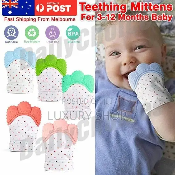Baby Glove With Nibbler የድድ ማከኪያ Baby Tooth Gum