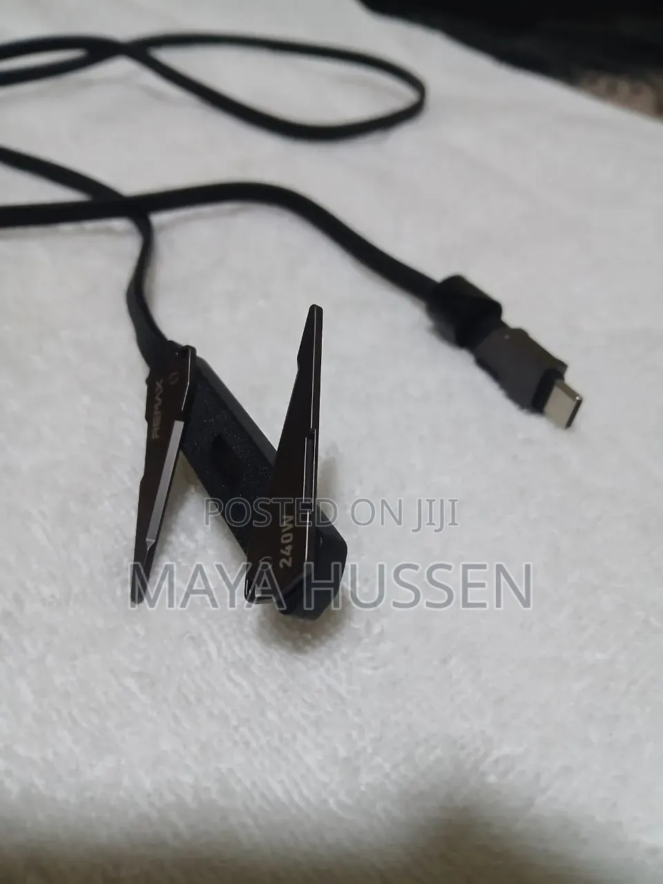 Remax CB53 240W Ultra-Fast Type-C Cable With 360° Rotatable Phone