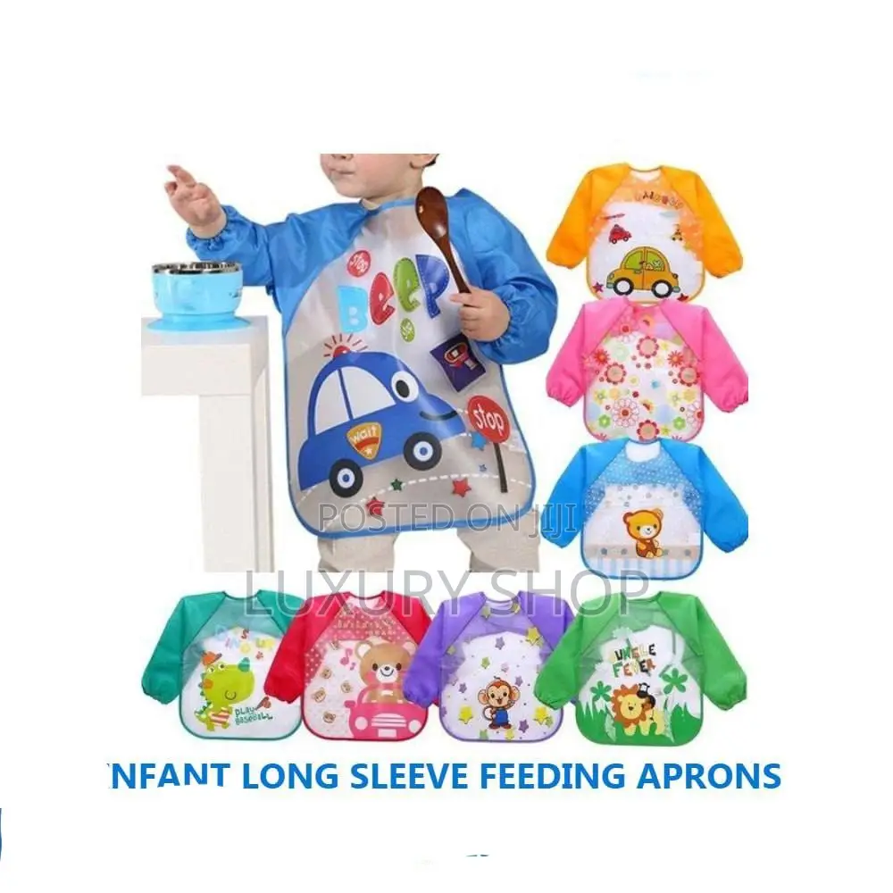 Infant Long Sleeve Feeding Aprons