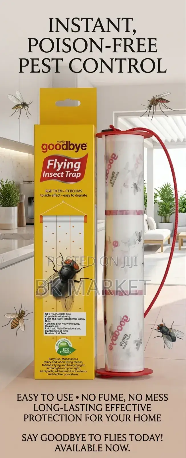 Flying Insect Trap የበራሪ የነፍሳት ወጥመድ