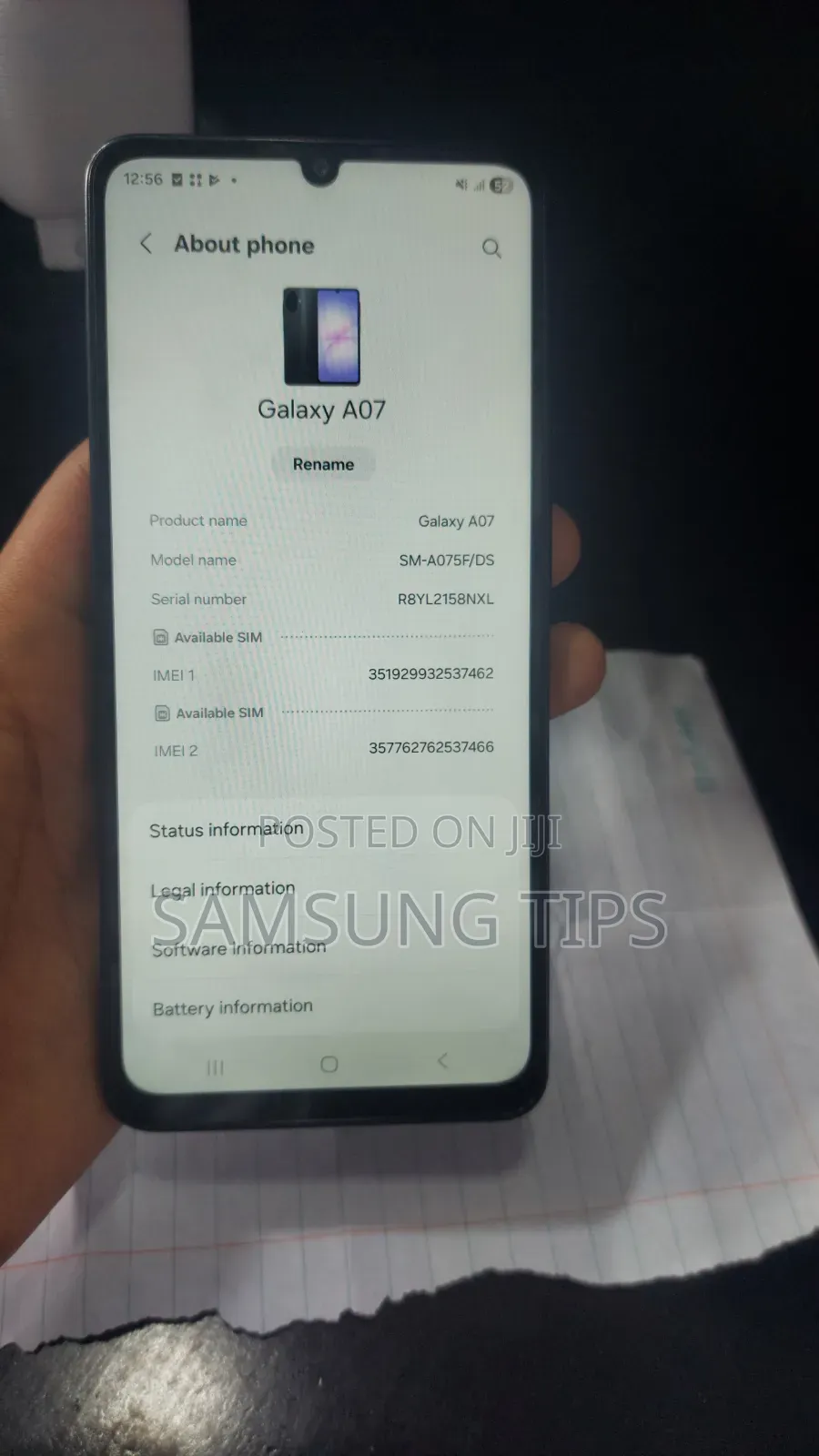 Samsung Galaxy A07 128 GB Black