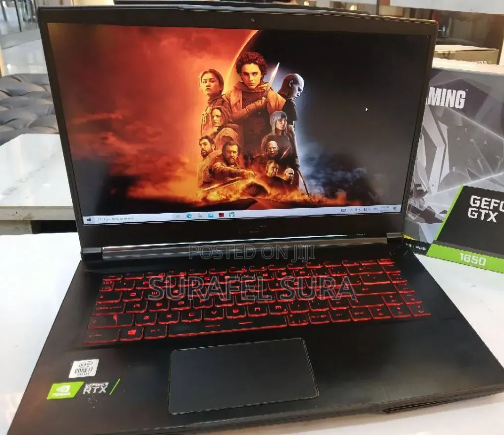 New Laptop MSI GF63 16GB Intel Core i7 SSD 512GB