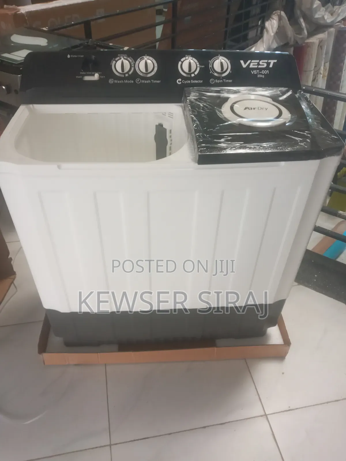 Vest 20kg Washing Machine Manual System