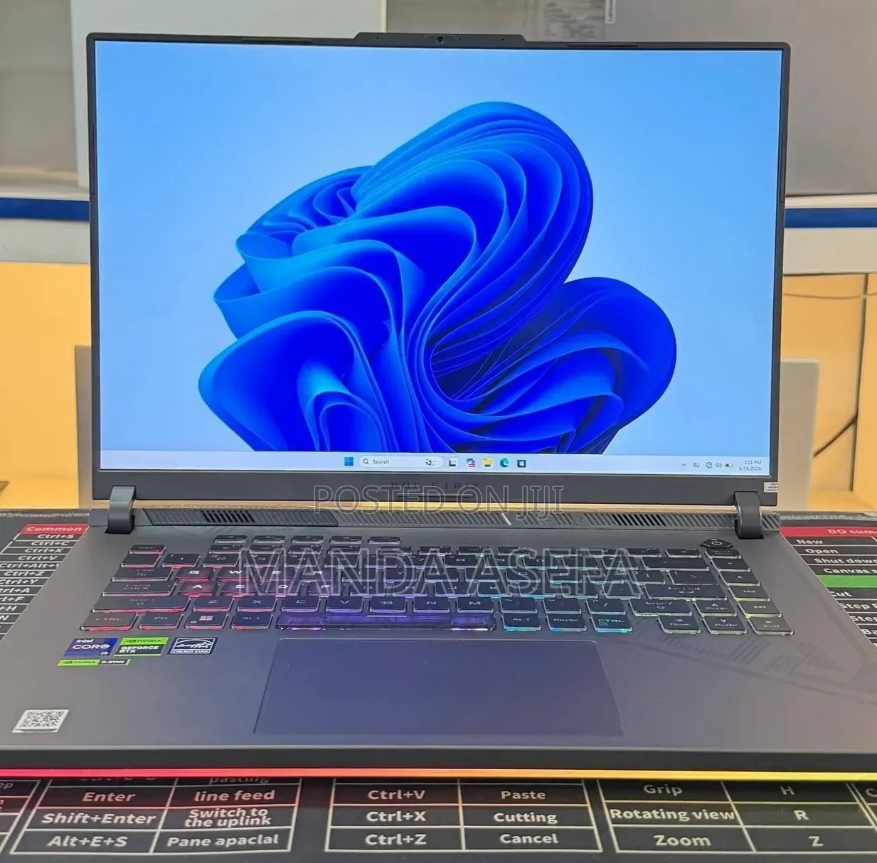 New Laptop Asus ROG Strix G16 G614 16GB Intel Core i9 SSD 1T
