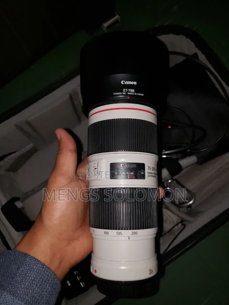 Canon Lens Ef 70-200mm F/4 Mark 2