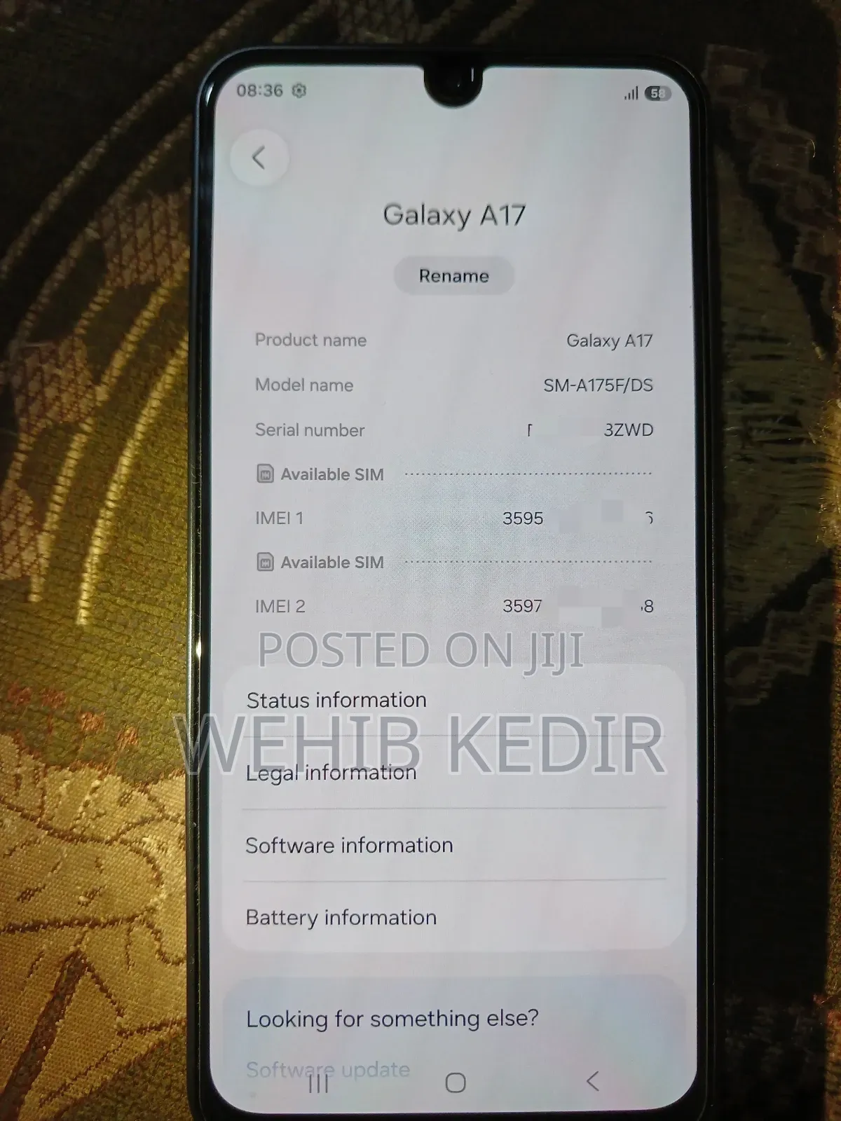 New Samsung Galaxy A17 128 GB Black