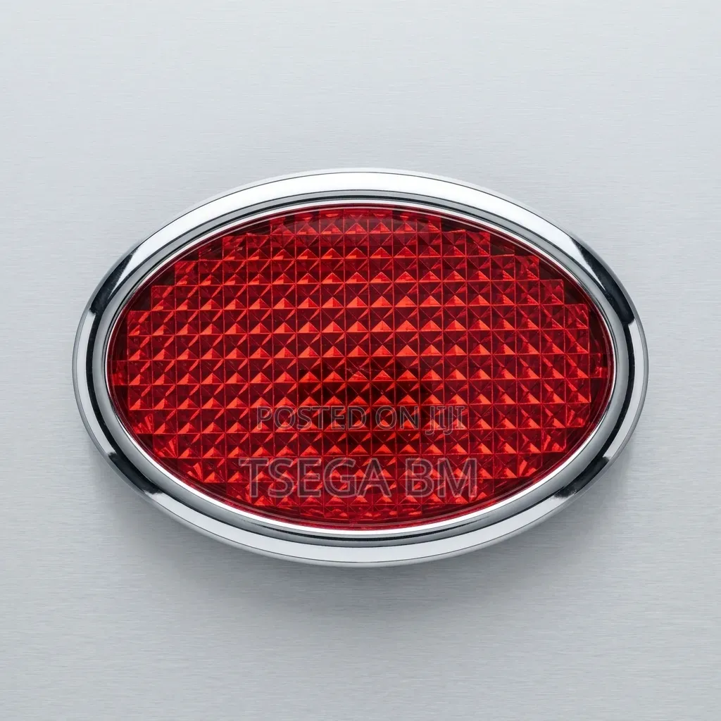2Pcs Oval Warning Reflectors
