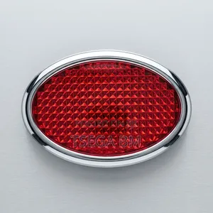 2Pcs Oval Warning Reflectors