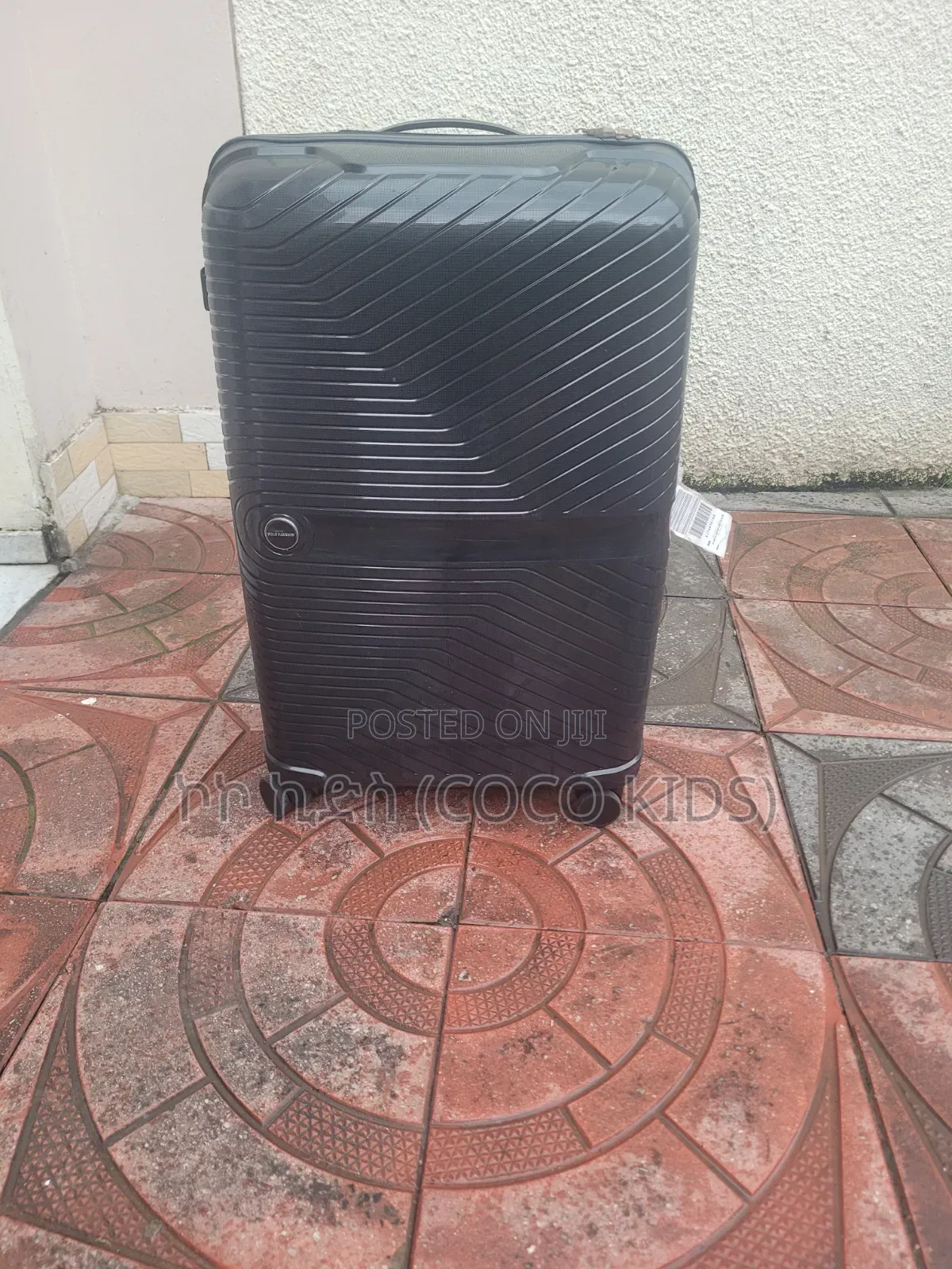POLO Premium Diamond-Pattern Suitcase