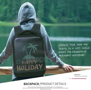 Smart LED Backpack ዘመናዊ የኤል.ኢ.ዲ. ቦርሳ
