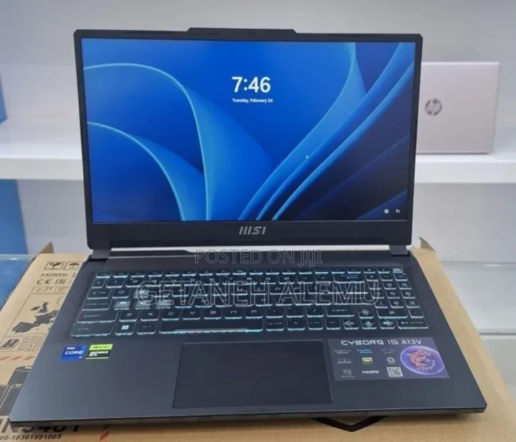 New Laptop MSI Cyborg 15 16GB Intel Core i7 SSD 512GB