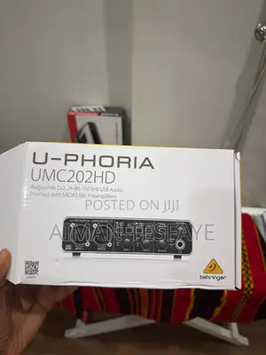 Original Behringer U-Phoria UMC202HD USB Audio Interface