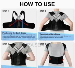 Adjustable Lower Back Support Belt With Dual Straps