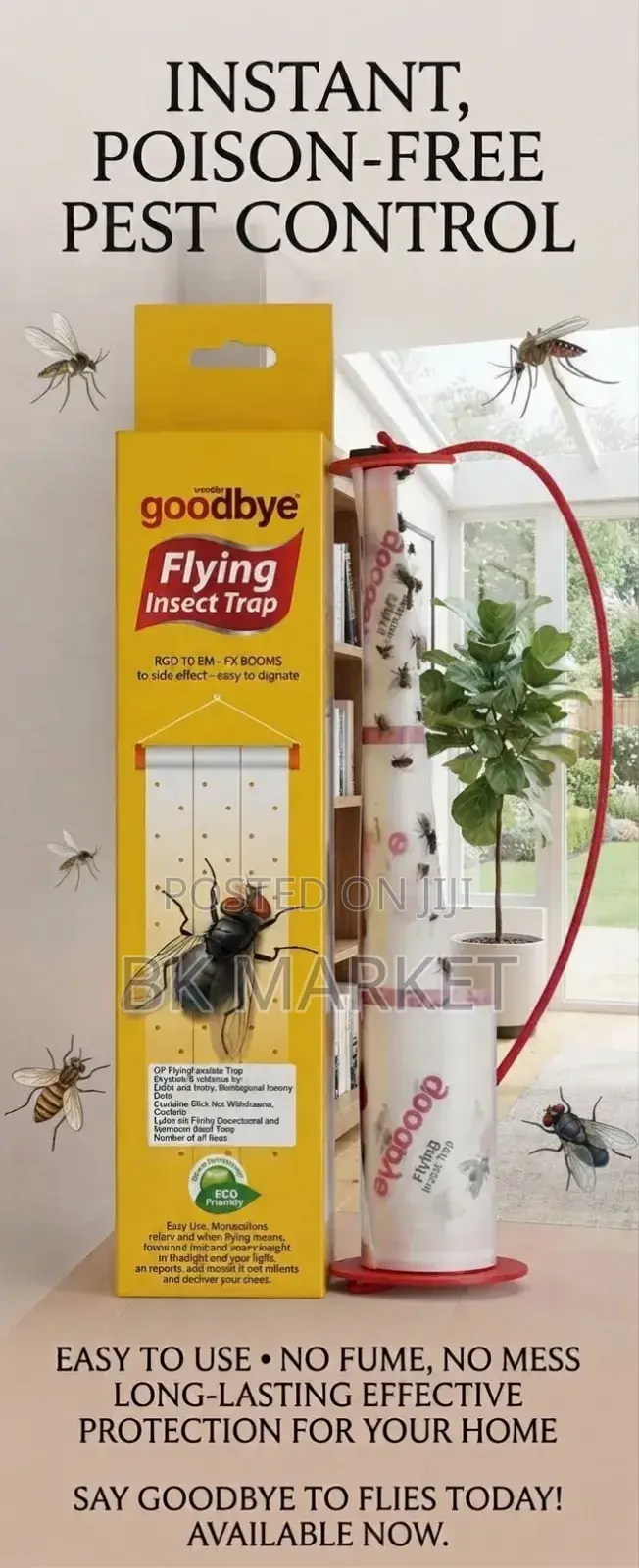 Flying Insect Trap የበራሪ የነፍሳት ወጥመድ