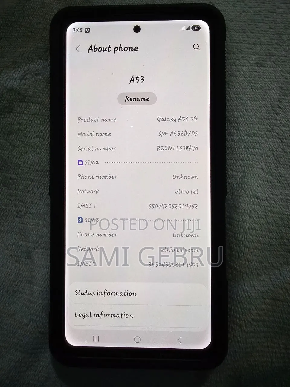 Samsung Galaxy A53 5G 128 GB White