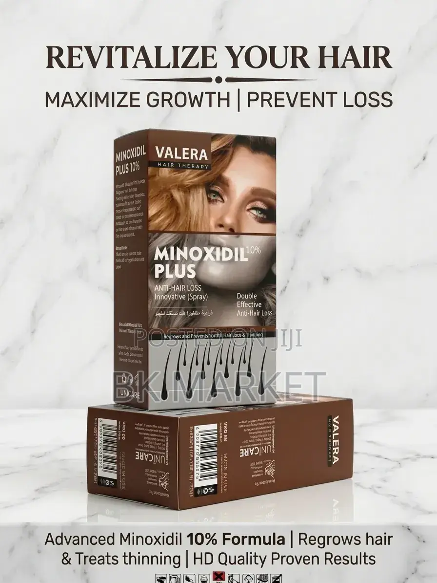 Valera Minoxidil 10% Plus ቫሌራ ሚኖክስዲል 10% ፕላስ