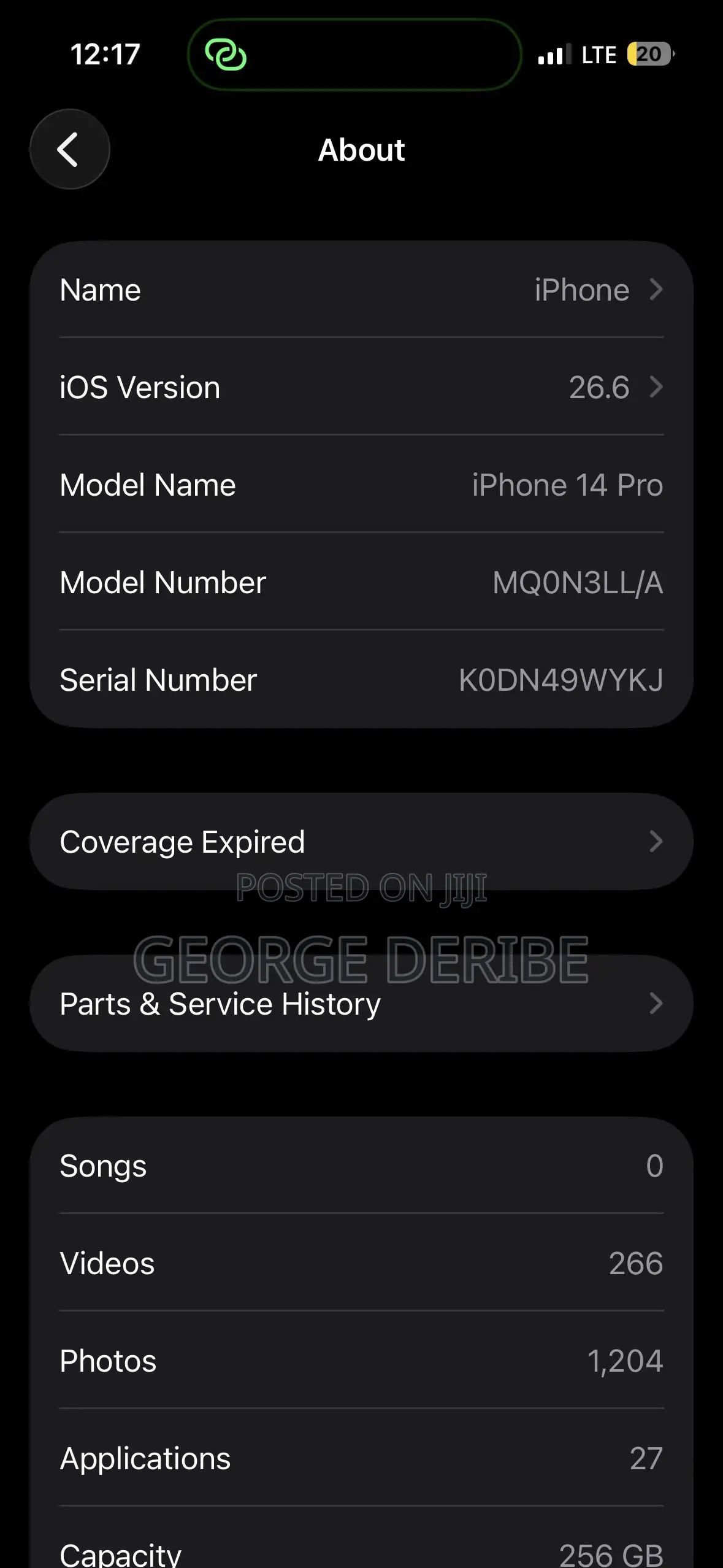 Apple iPhone 14 Pro 256 GB Black