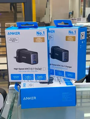 Anker High-Speed 65W 3 in 1 Charger