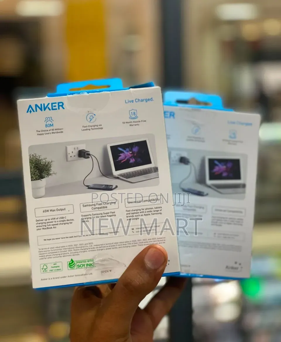 Anker High-Speed 65W 3 in 1 Charger