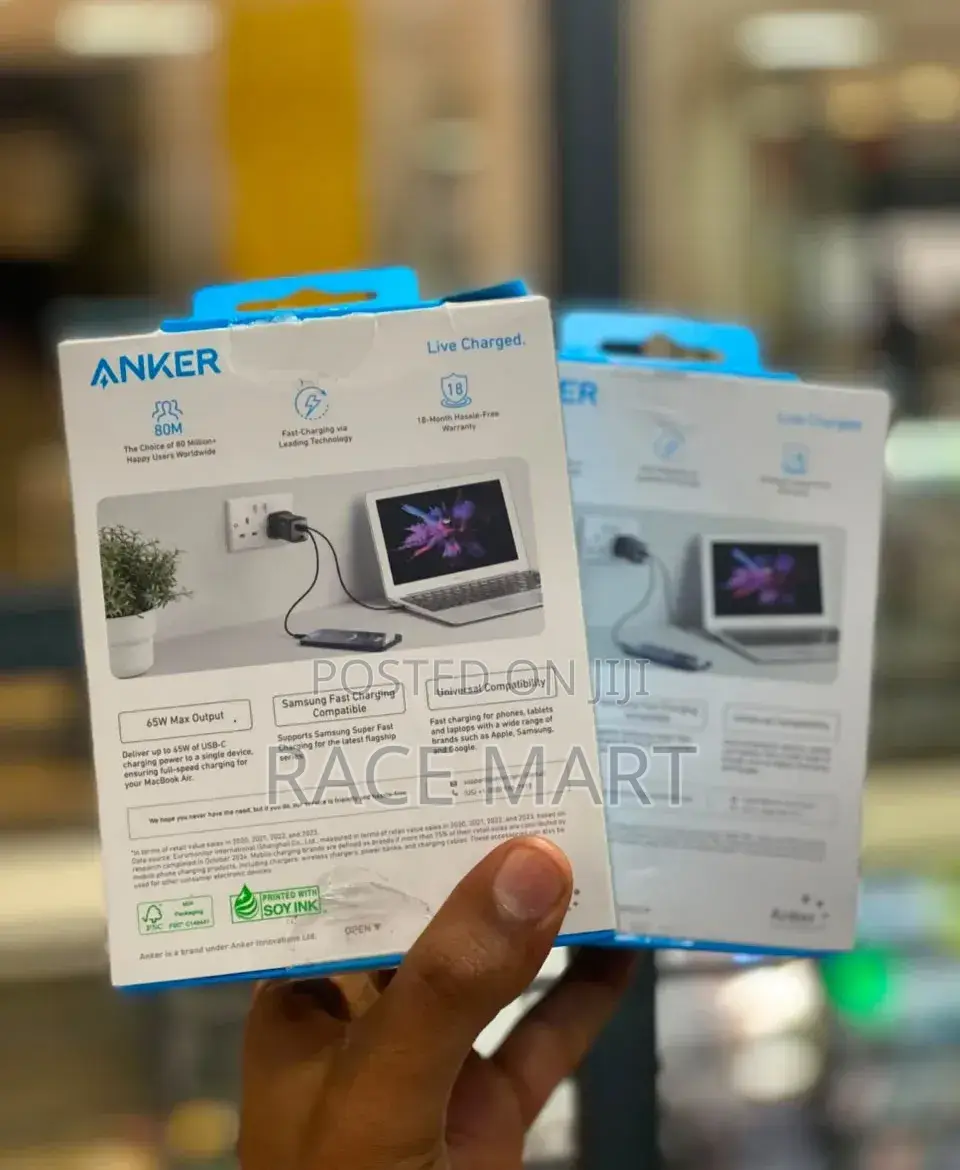 Anker High-Speed 65W 3 in 1 Charger