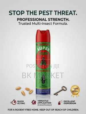 Kintox Super Insecticide Aerosol በርካታ አይነት ነፍሳትን የሚገድል የሚረጭ ኬሚካል
