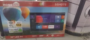 HOMEONE SMART TV 55inc በተመጣጣኝ ዋጋ ለበአል ልዩቅናሽ አርግተናል