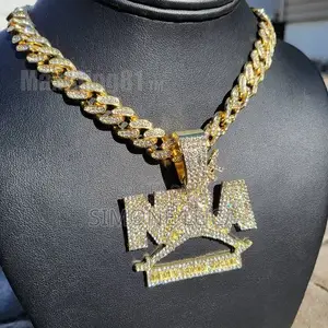 Iced Out NBA Pendant