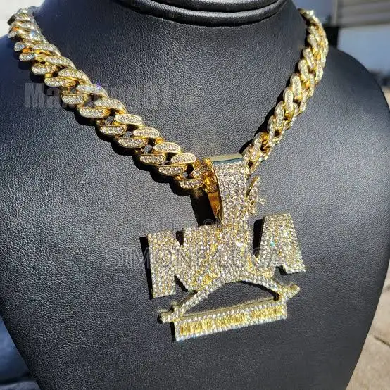 Iced Out NBA Pendant