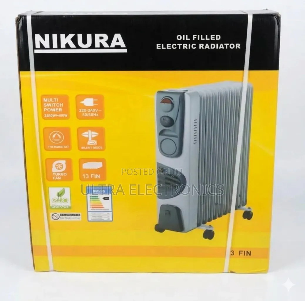 Nikura Oil-Filled Electric Radiator Room Heater