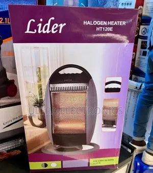 Lider 1200w Halogen Heater Stay Warm Comfortable! Lider 1200w