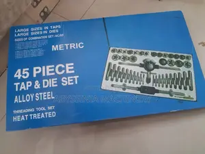 EDON 45-Piece Metric Tap Die Set – Professional Threading Tool Kit