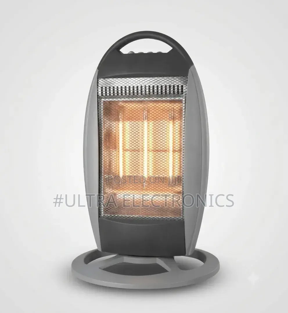 Lider 1200W Halogen Heater ፈጣን ሙቀት ለማግኘት የሚመች፣ ቀላል እና ተንቀሳቃሽ የRoom