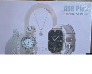 A58 Plus Smart Watch Jewelry Gift Set