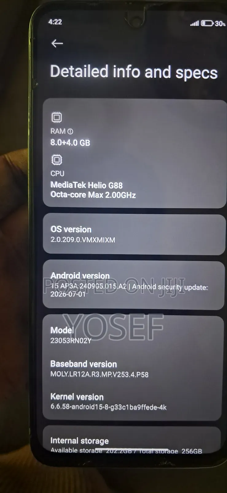 Xiaomi Redmi 12 256 GB Black