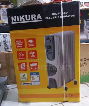 Nikura Oil-Filled Electric Radiator (Model Bm50b-Zf), Designed For