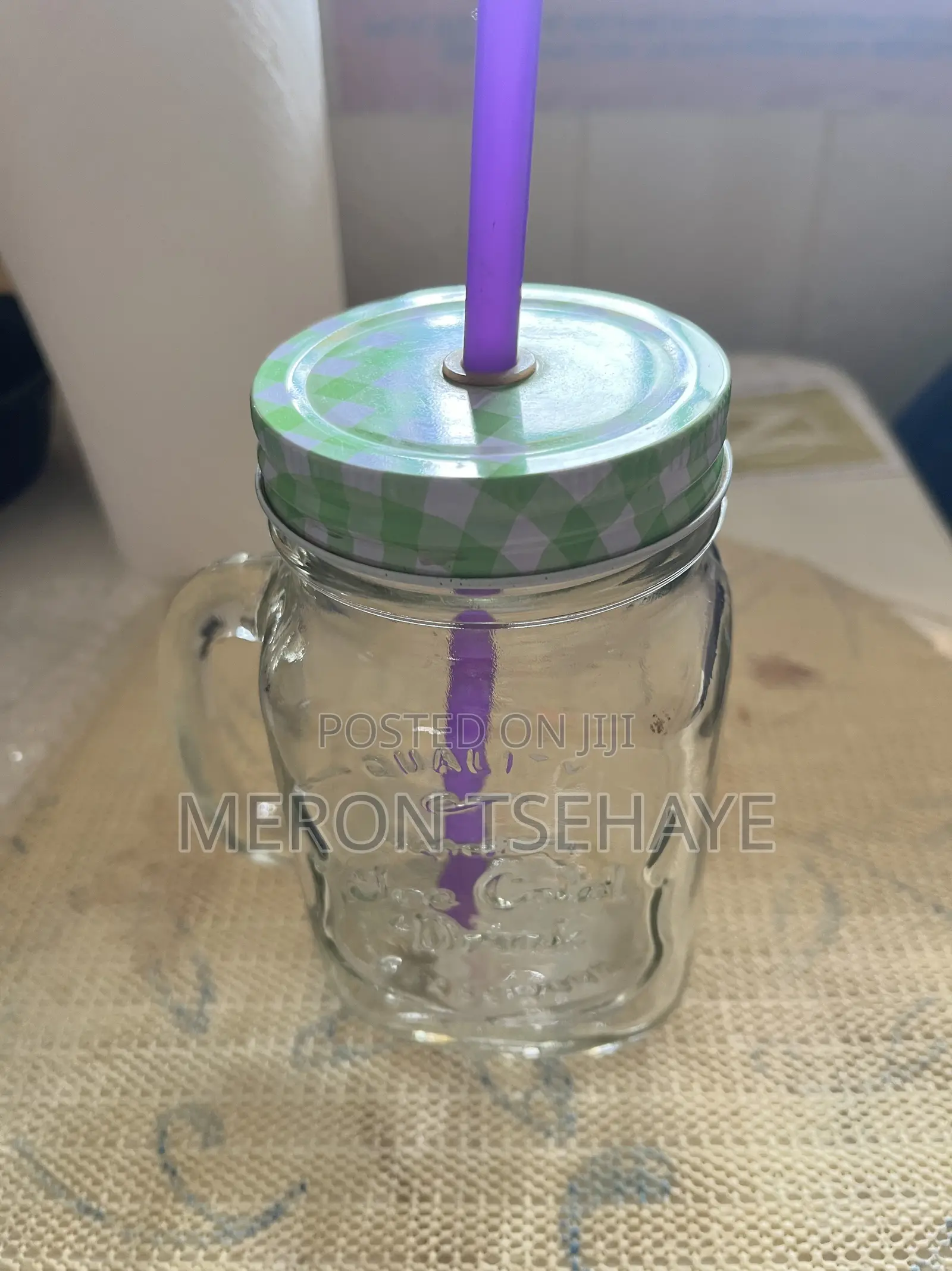 Glass Drinking Mug (Used)