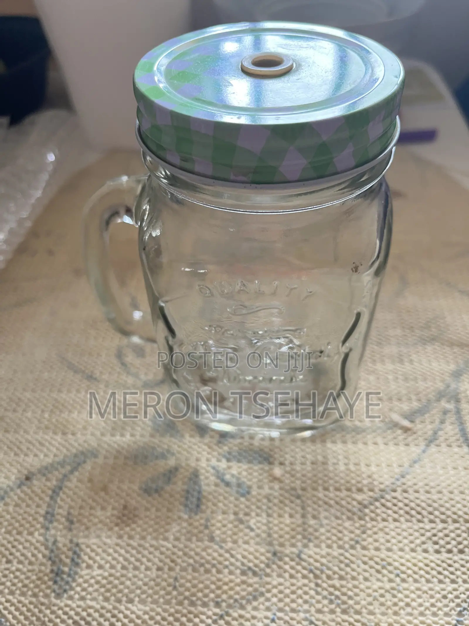 Glass Drinking Mug (Used)