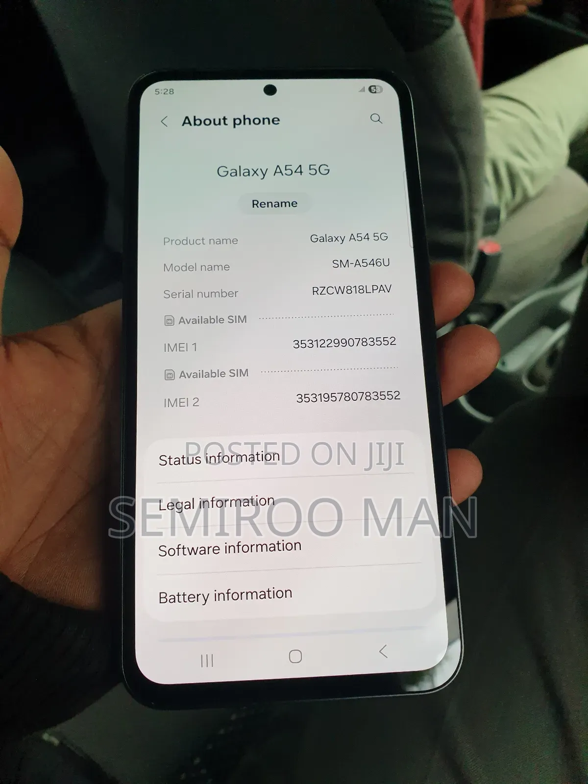 New Samsung Galaxy A54 5G 128 GB Graphite