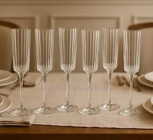 6PCs Champagne Flutes Glass