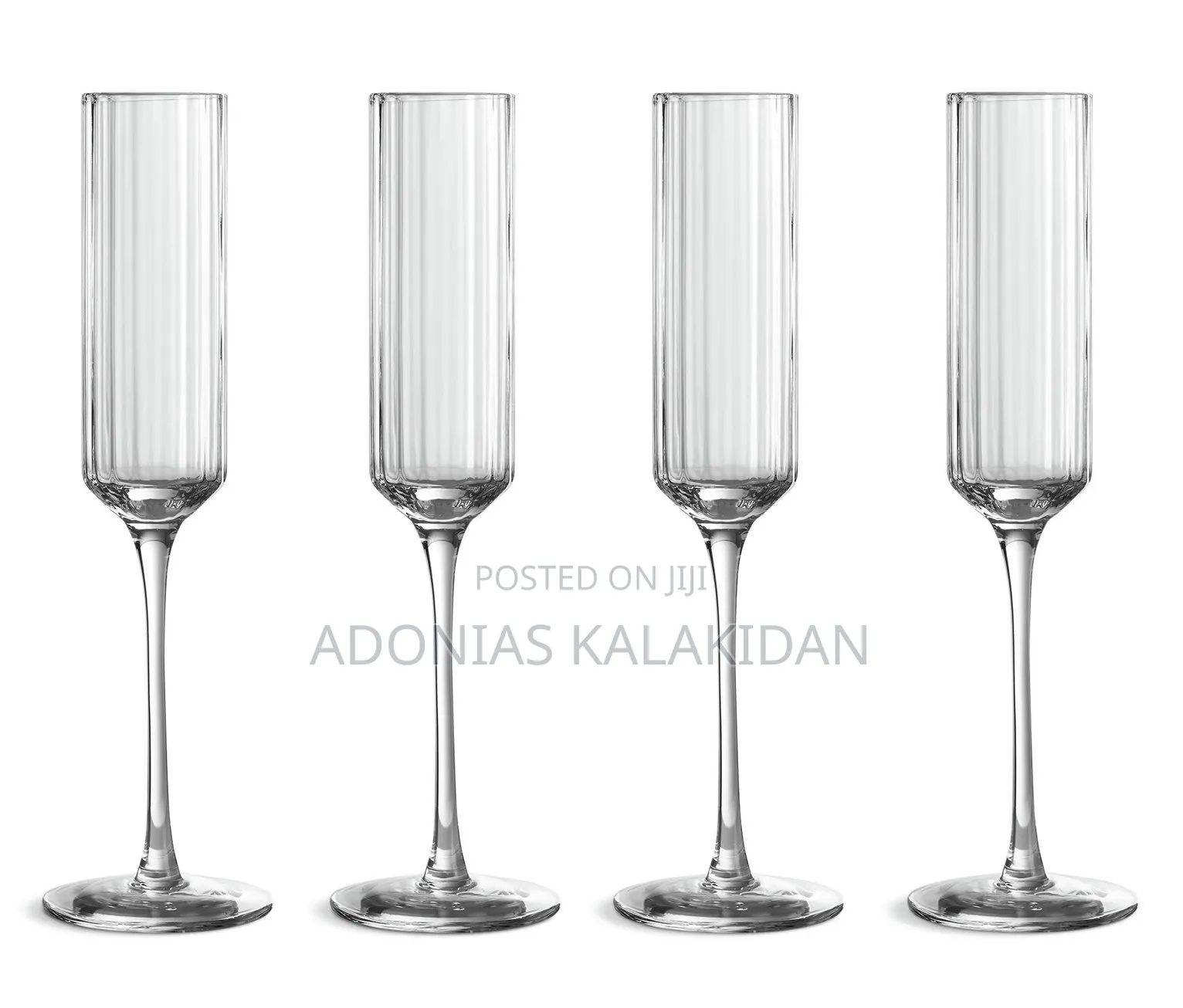 6PCs Champagne Flutes Glass