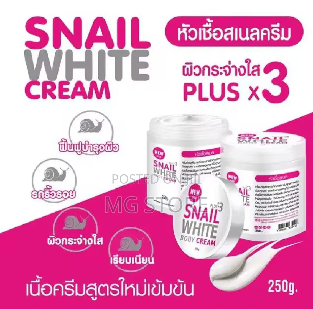 Original and New Original Snail White Body Cream Plus X3 (250g)