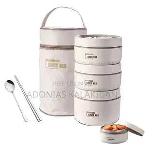 Isolated Lunch Box With Bag