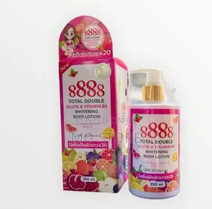 888 Total Double Glutaand Vitamine B3 Whitening Body Lotion