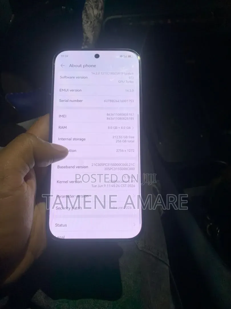 New Huawei nova 15 Max 256 GB Black
