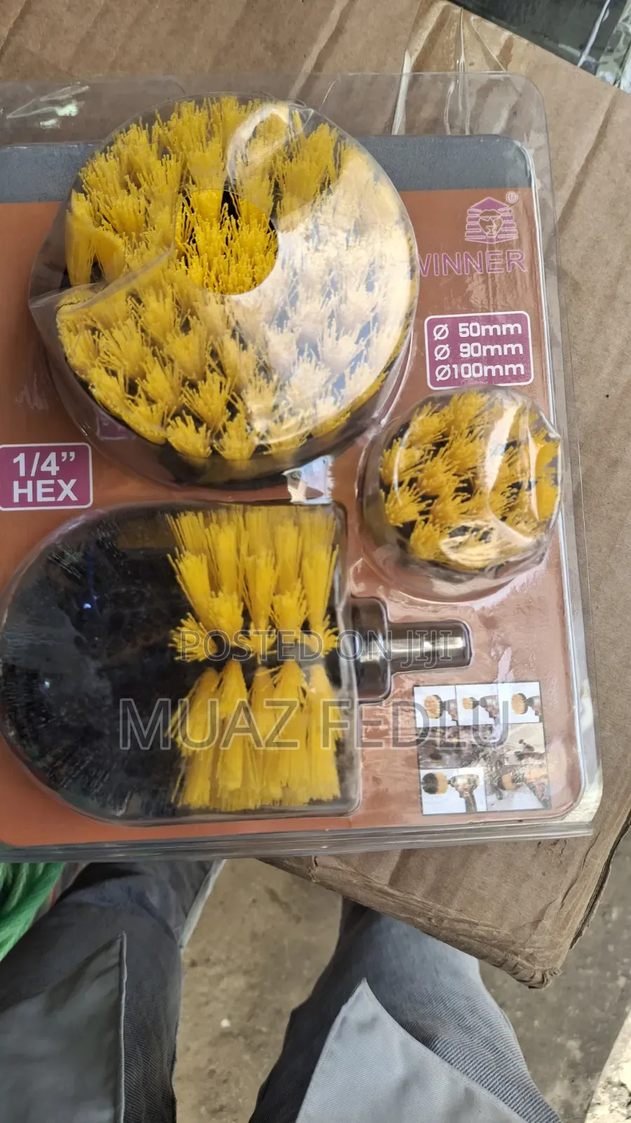 3 PCS Dirll Brush Set