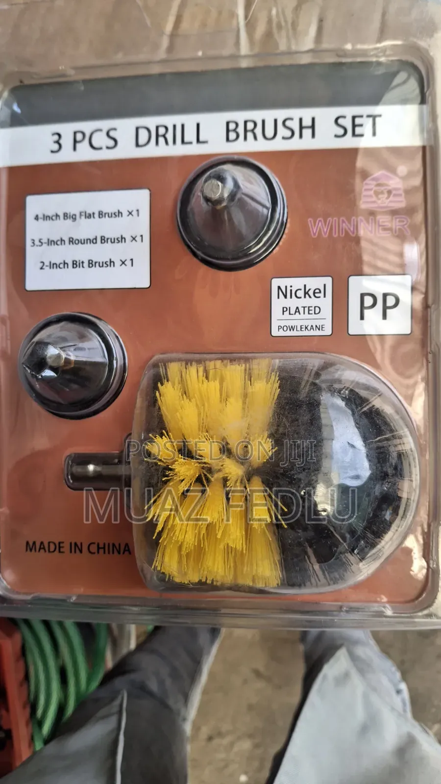 3 PCS Dirll Brush Set