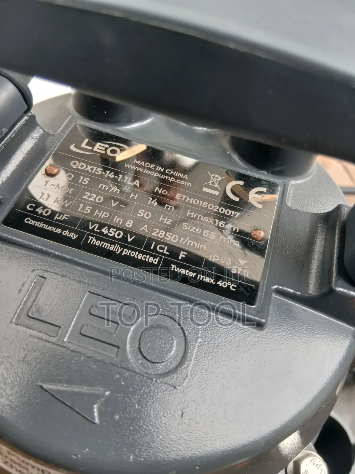 LEO QDX15-14-1.1LA Submersible Water Pump
