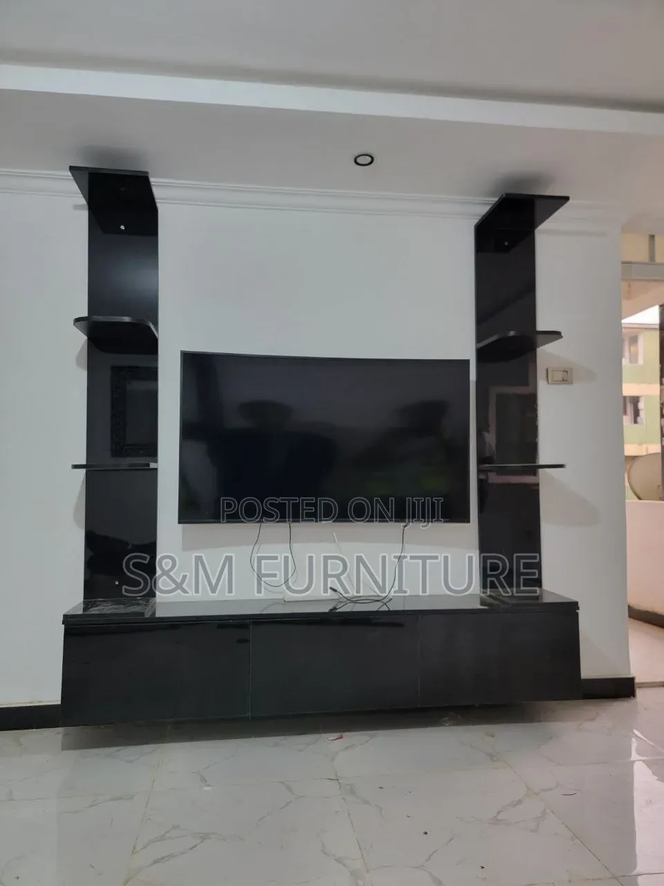Cool TV Stand Priced Per Square Meter. ቲቪ ስታንድ በካሬ