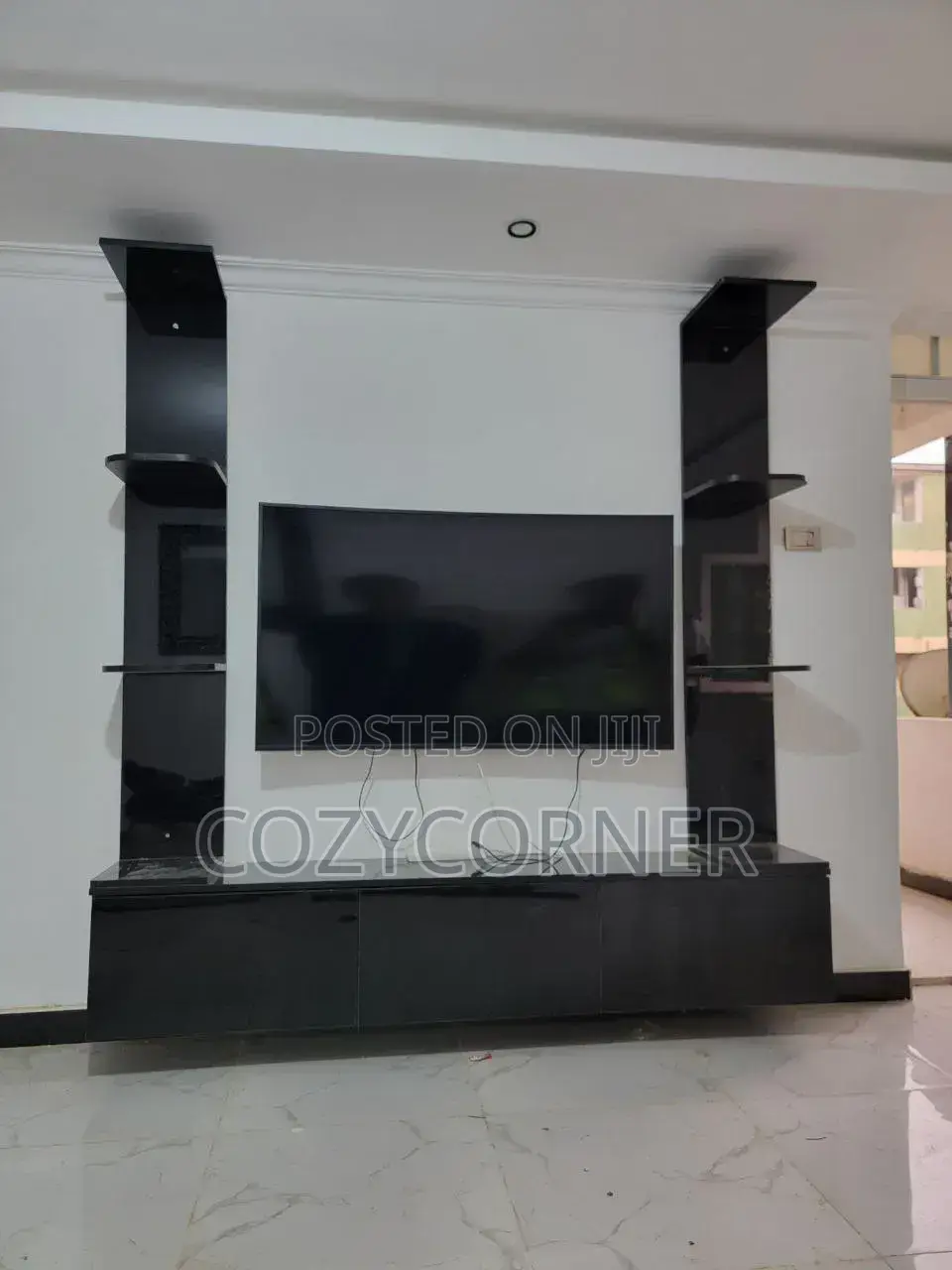 Cool TV Stand Priced Per Square Meter. ቲቪ ስታንድ በካሬ