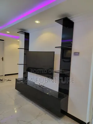 Cool TV Stand Priced Per Square Meter. ቲቪ ስታንድ በካሬ
